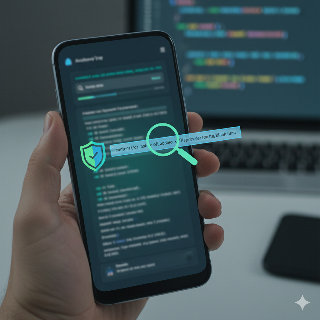 Is Content://cz.mobilesoft.appblock.fileprovider/cache/blank.html Safe? Complete Android Security Guide