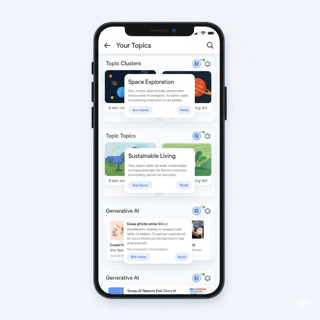 Your Topics Multiple Stories: How Google Discover Shows and Manages Content